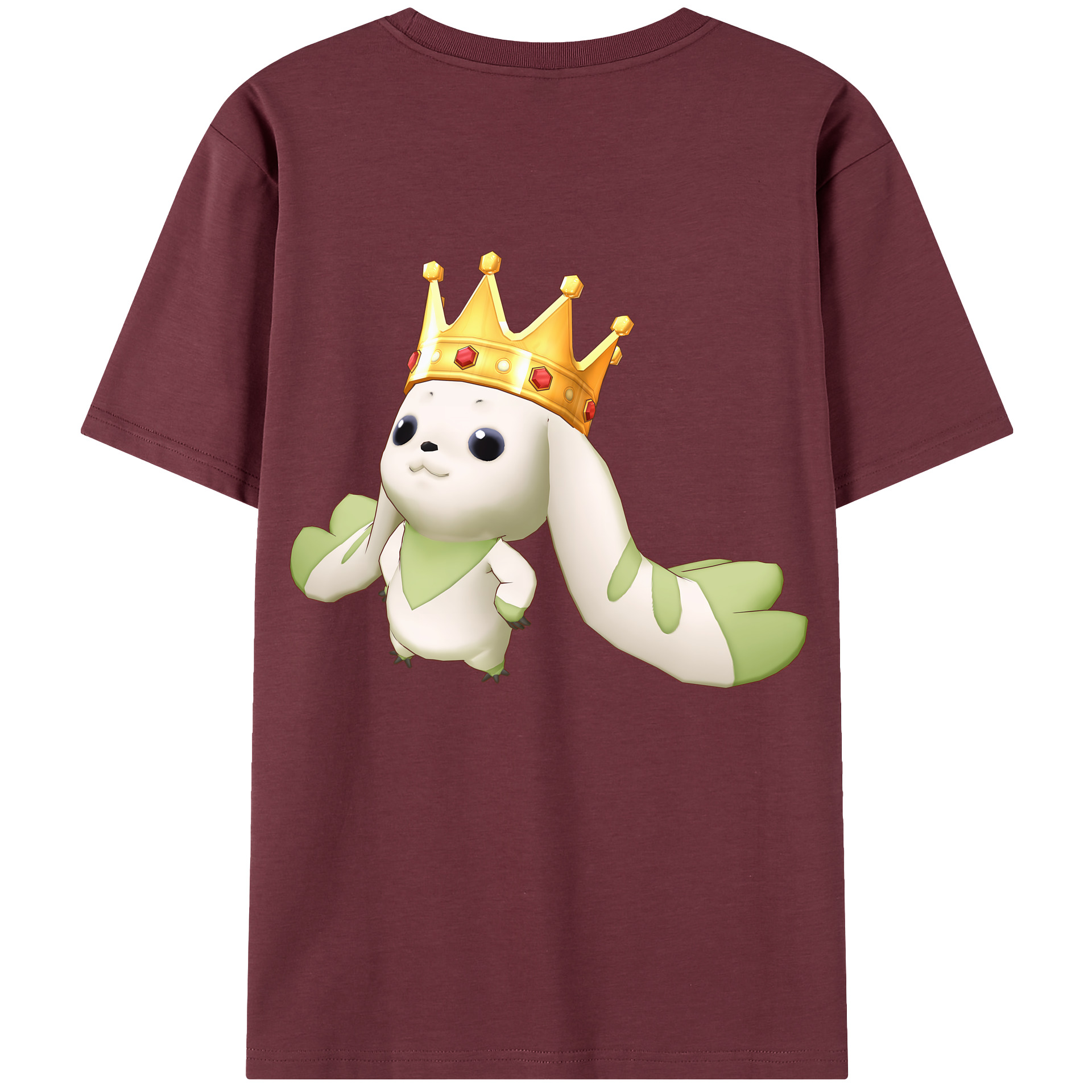 （画像用） Digimon デジタルモンスター/デジモン 綿100％半袖Tシャツ（背面プリント）